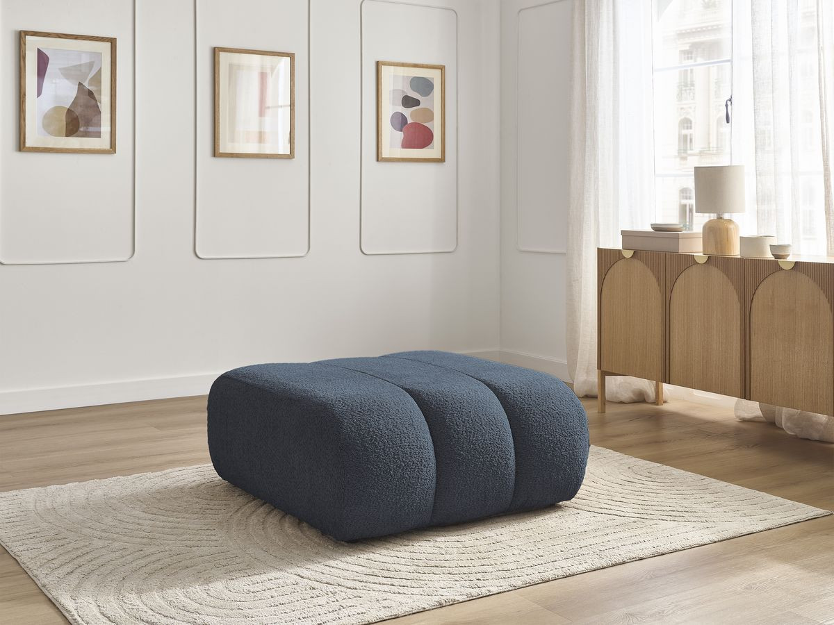 Pouf DENVER bleu foncé — vue 6