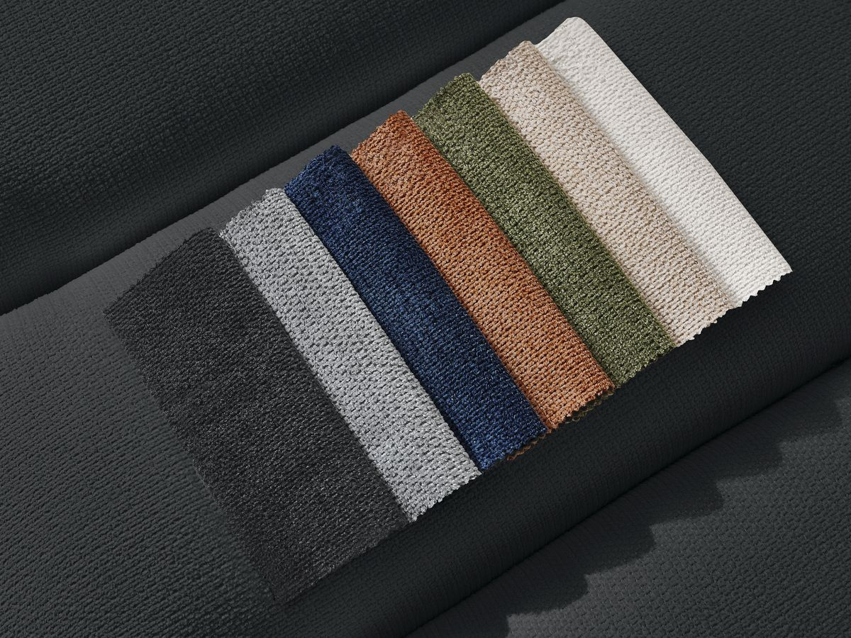 TALIA vaste hoekbank in gemêleerde stof