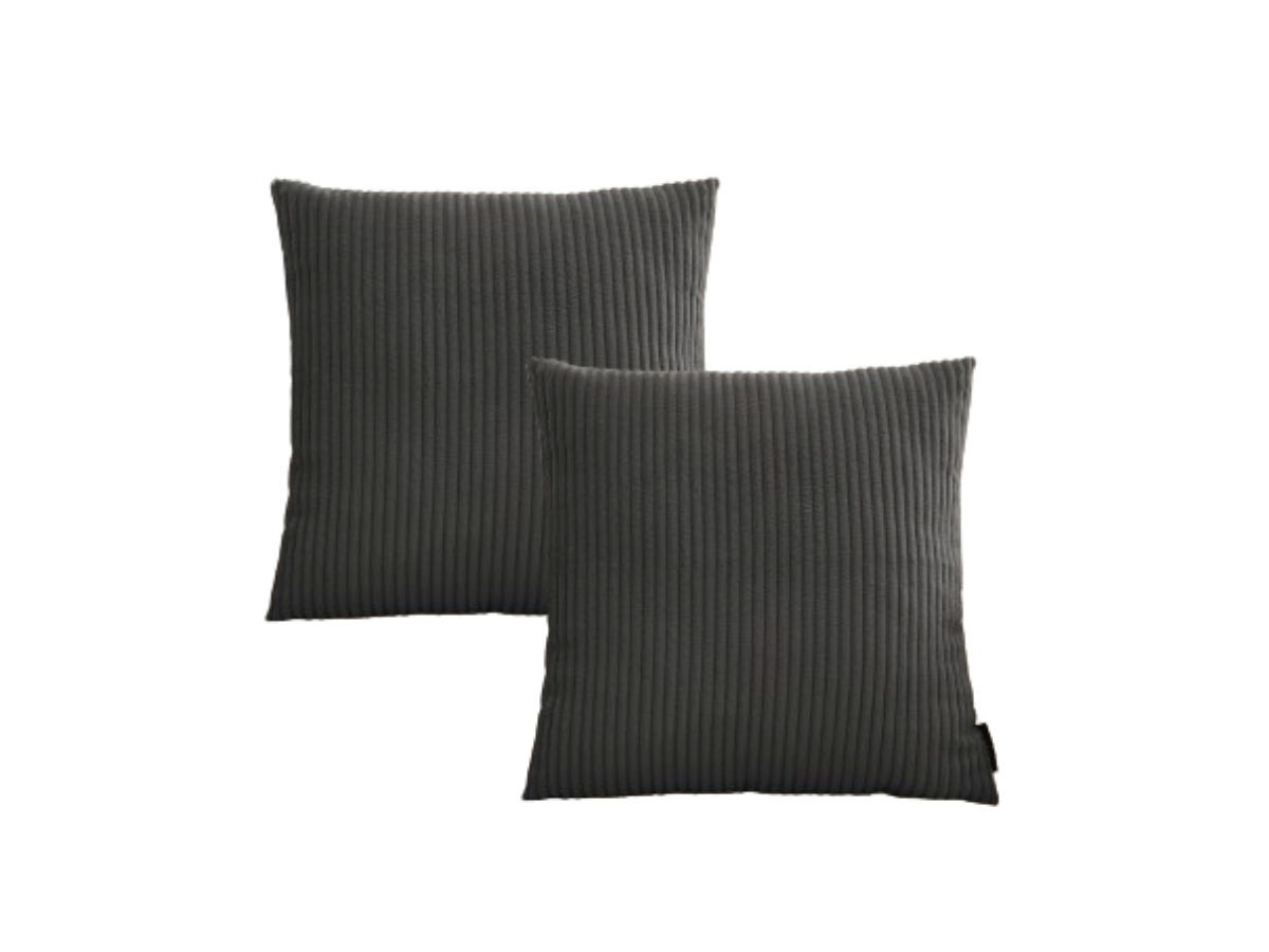 Ensemble STOCKHOLM avec plaid 140 x 180 cm + 2 coussins bifaces