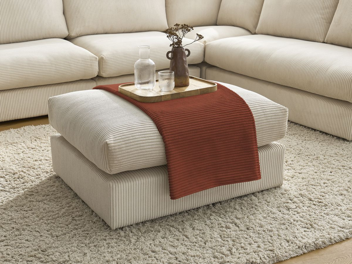 STOCKHOLM set met plaid 140 x 180 cm + 2 omkeerbare kussens