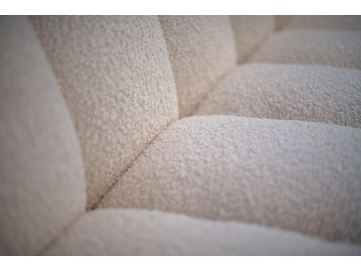 HIPPOLYTE vaste 3-zits rechte bank