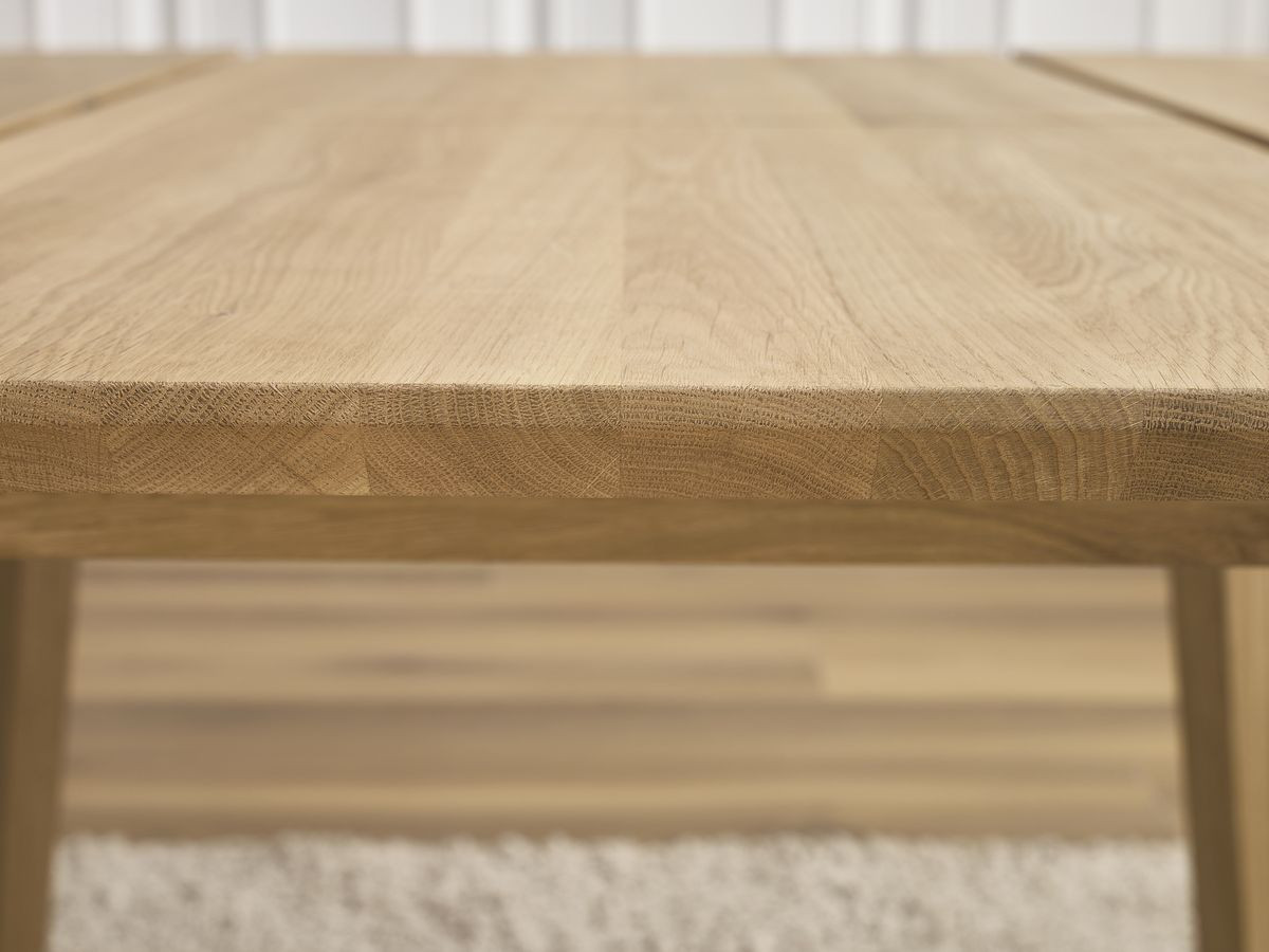 SONIA ronde uitschuifbare eettafel 120 tot 170 cm massief eiken