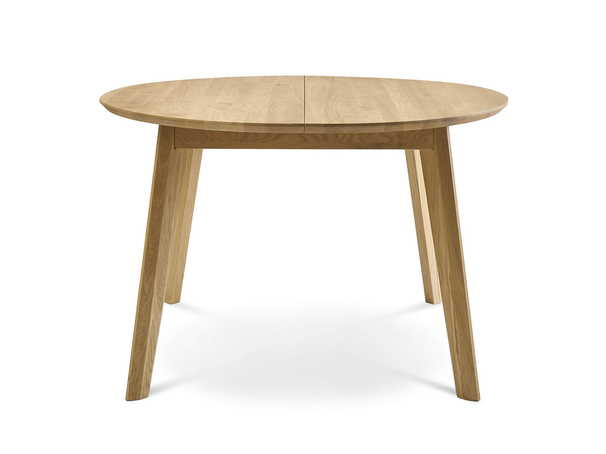 SONIA ronde uitschuifbare eettafel 120 tot 170 cm massief eiken