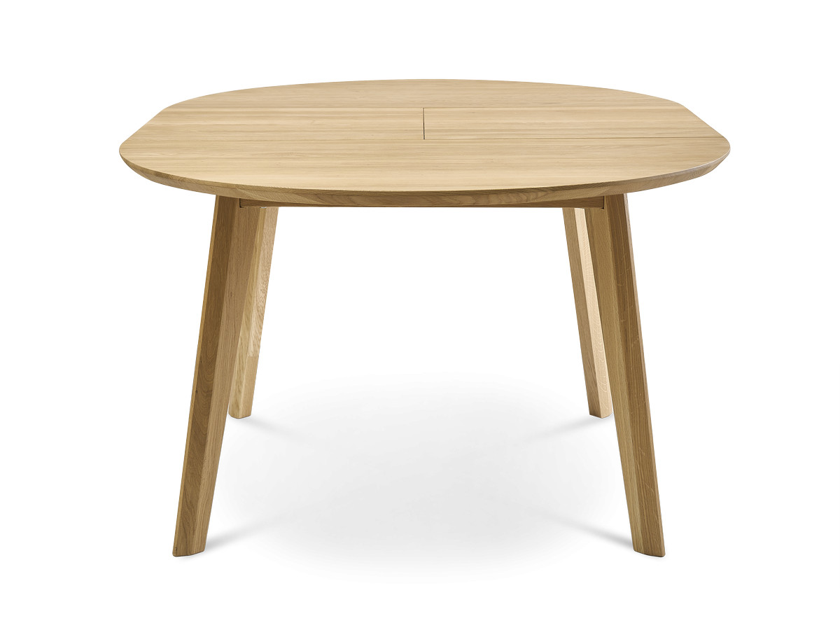 SONIA ronde uitschuifbare eettafel 120 tot 170 cm massief eiken