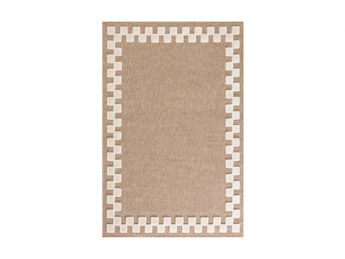 Tapis poils courts PALOMA aspect jute