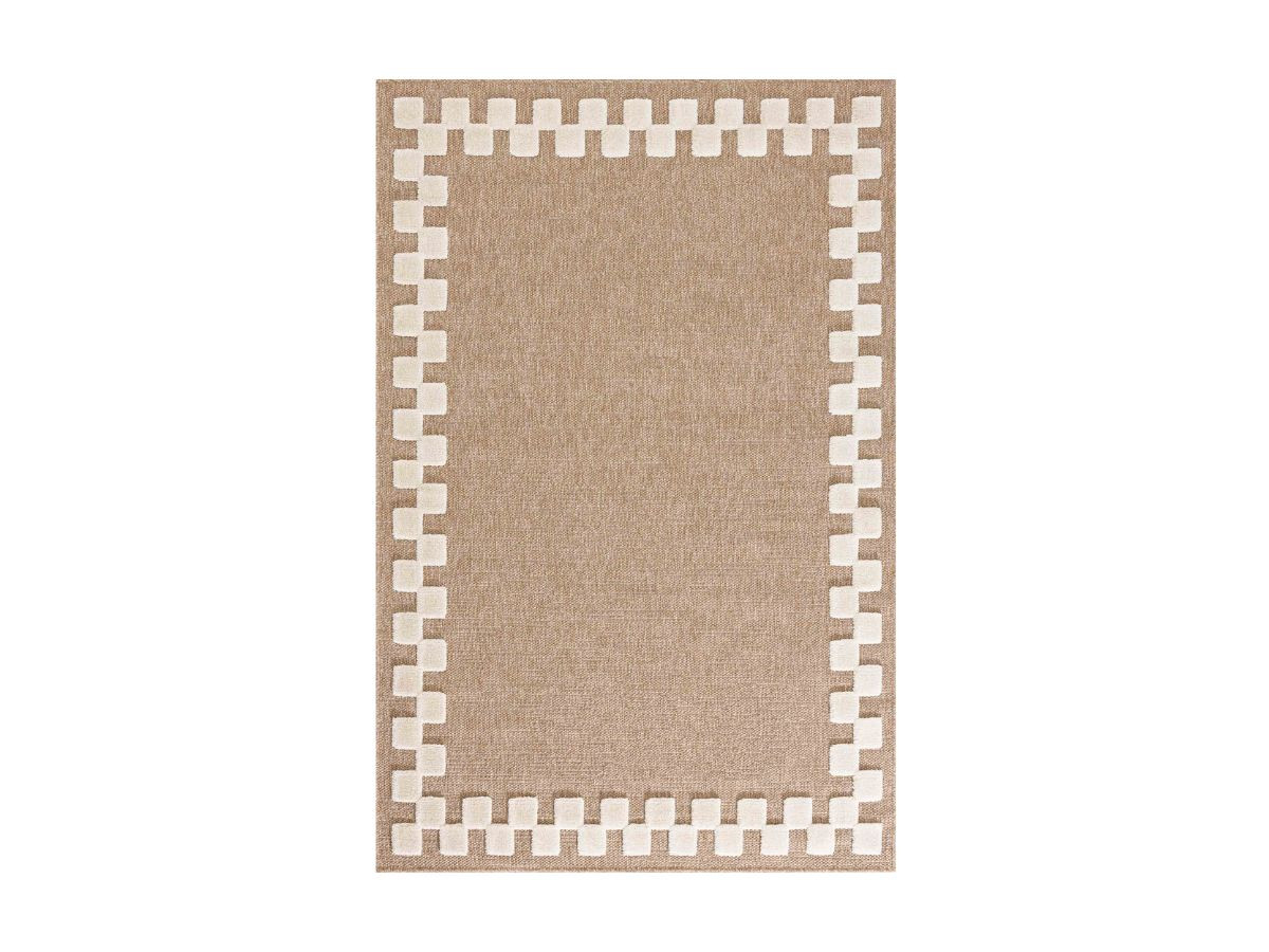 Tapis poils courts PALOMA aspect jute