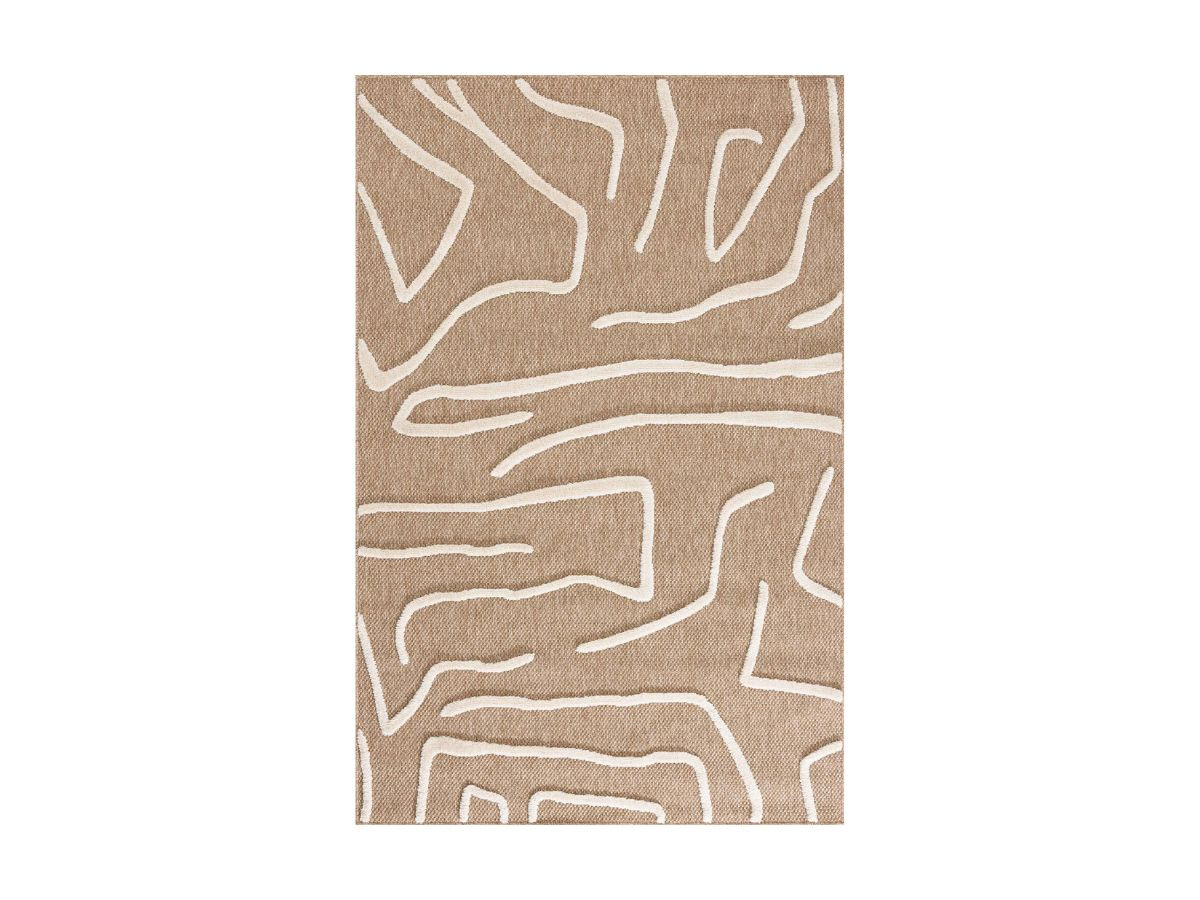 ERIKA laagpolig vloerkleed met grafisch patroon