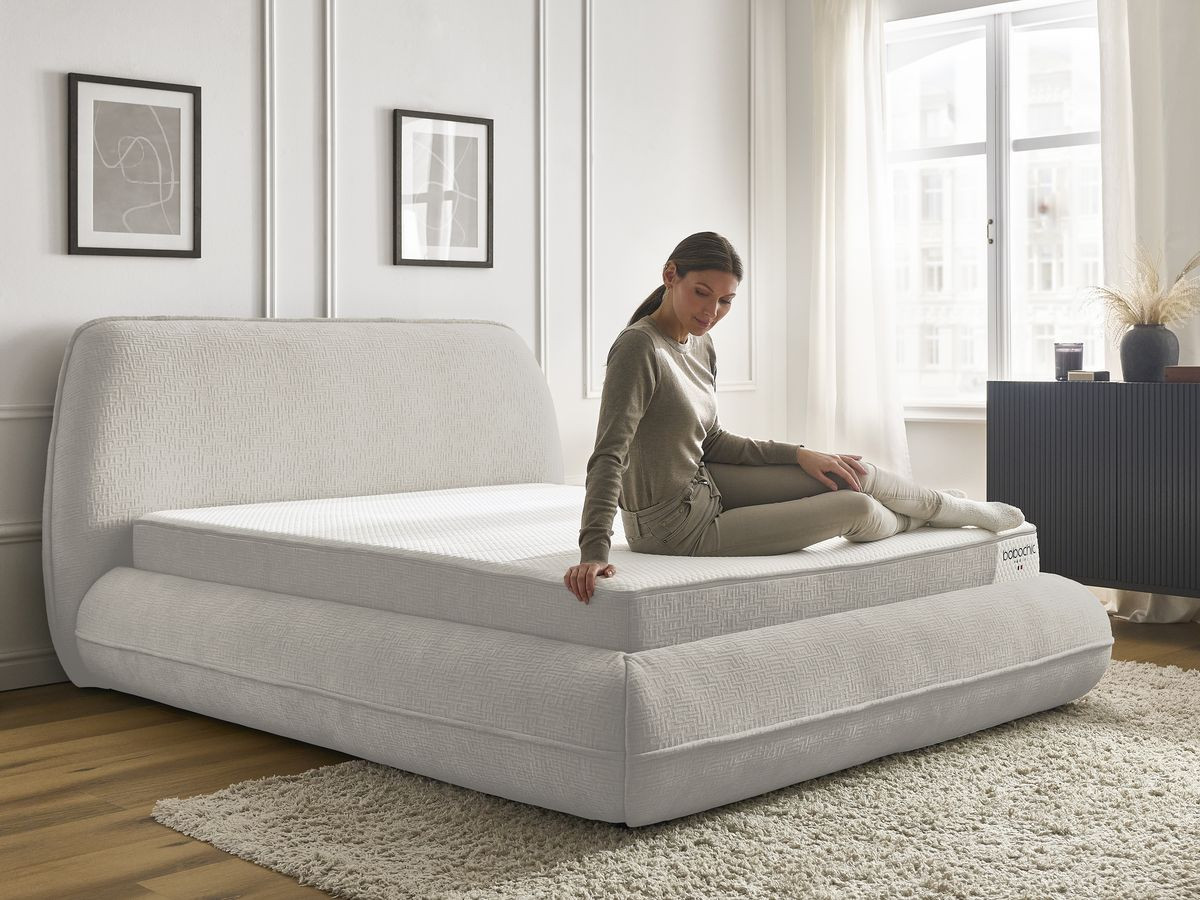 Ensemble avec Lit LIAM + matelas ANDREA + 2 chevets texturé — vue 6