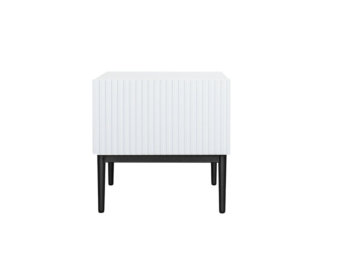 Lot de 2 chevets tiroir KASHA pieds noir