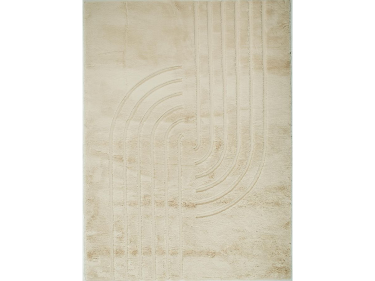 ANITA wasbaar hoogpolig vloerkleed met abstract patroon