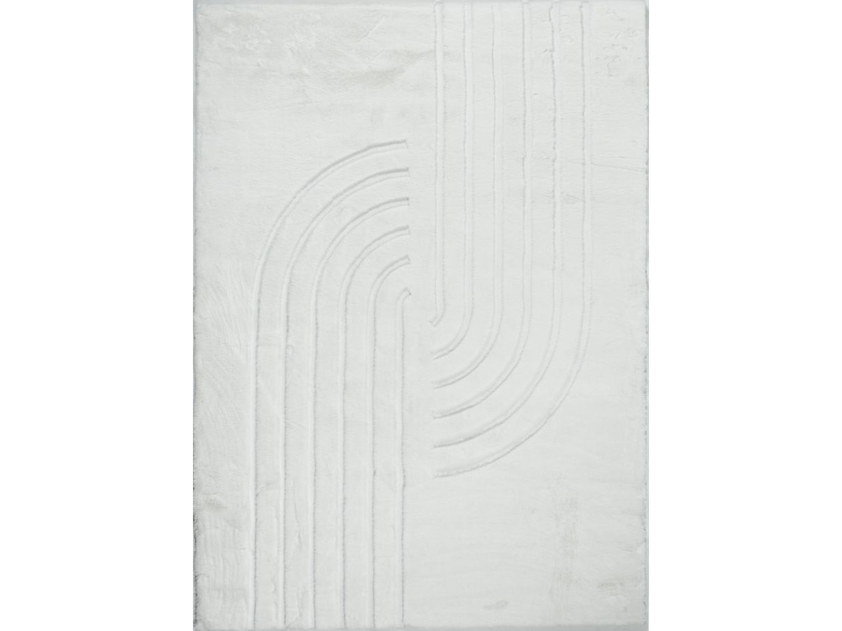 ANITA wasbaar hoogpolig vloerkleed met abstract patroon