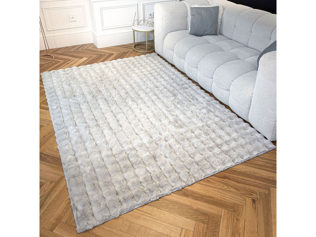 Tapis poils longs BOB en relief 3D