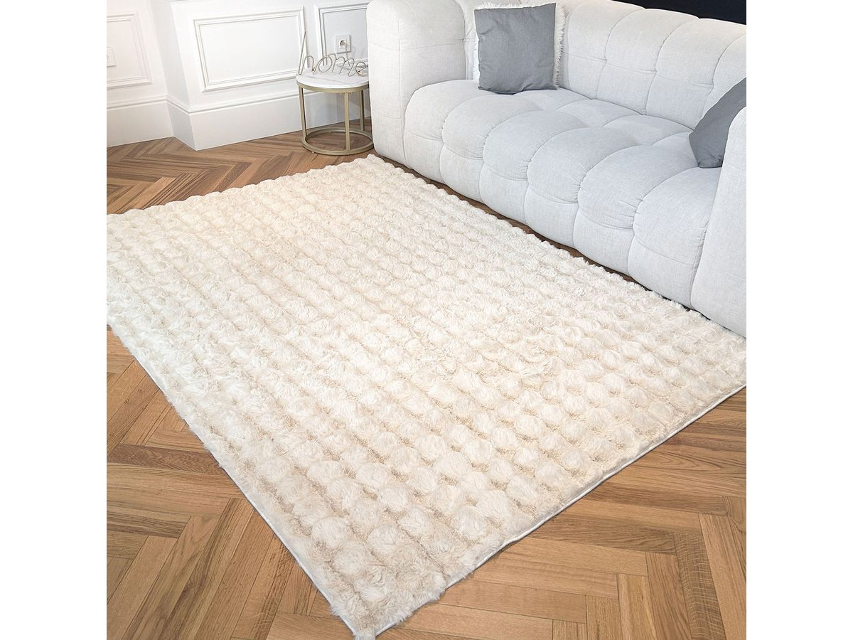 Tapis poils longs BOB en relief 3D