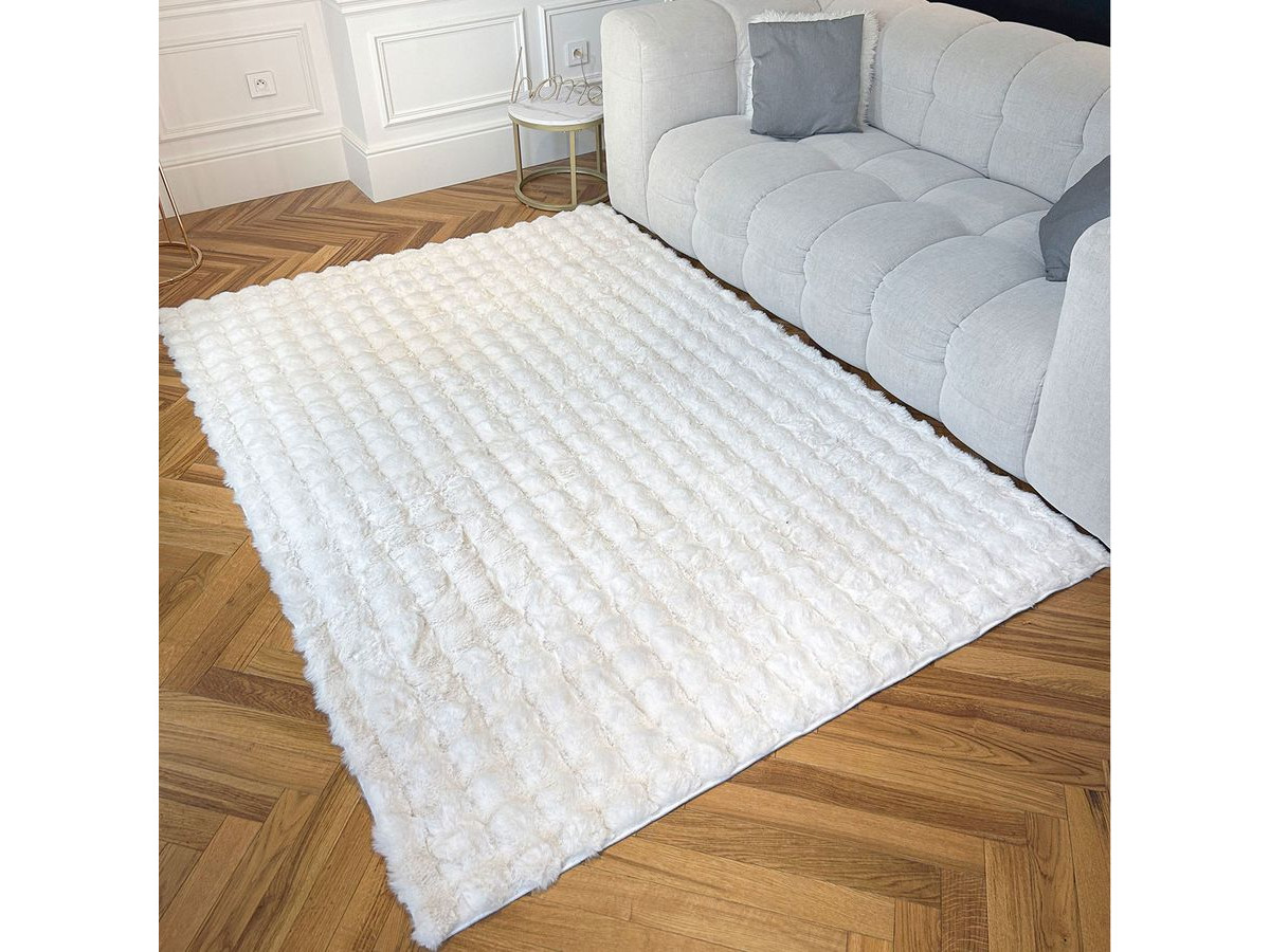 Tapis poils longs BOB en relief 3D