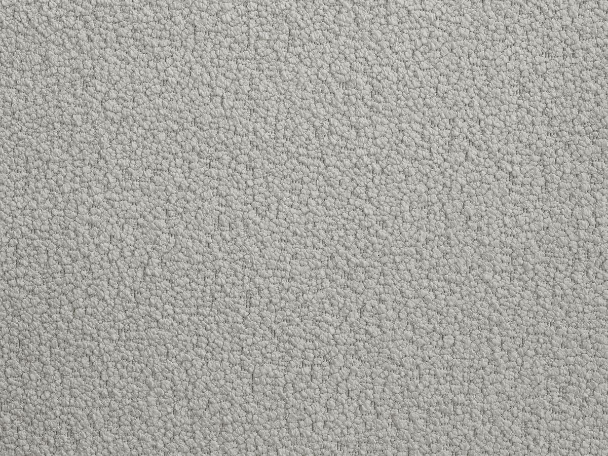 Pouf rond avec plateau HAYDEN tissu bouclette