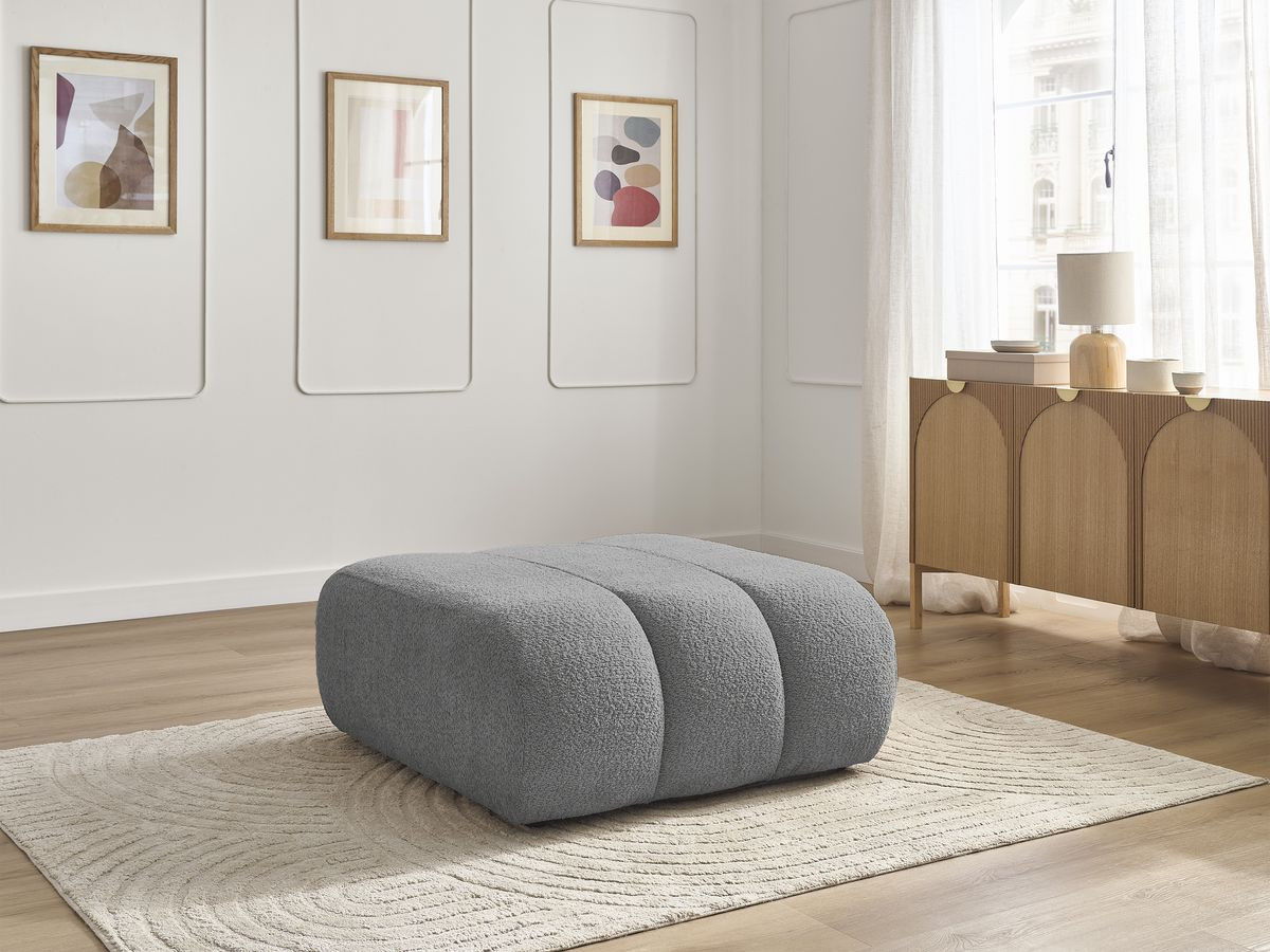 Pouf DENVER gris clair — vue 6