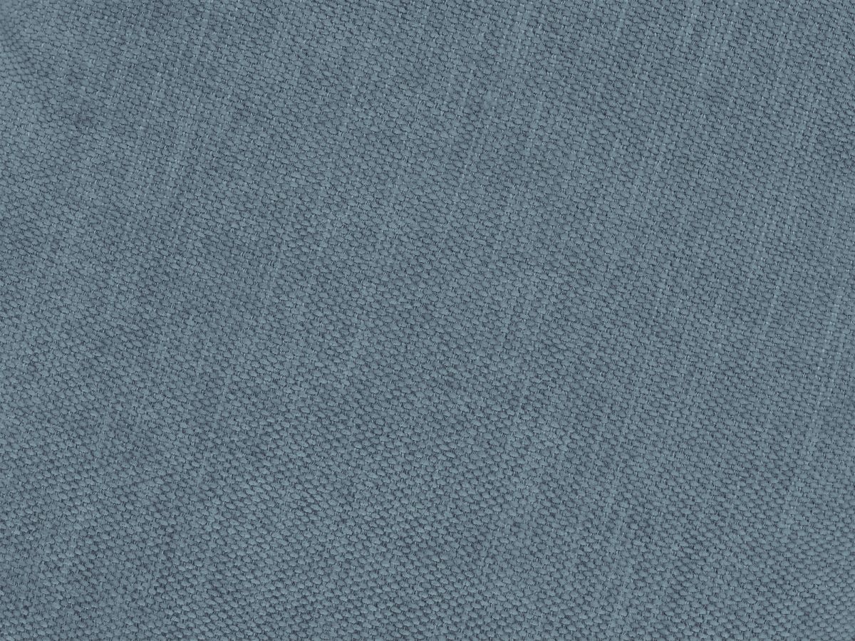 Canapé d'angle L convertible FUJI tissu lisse avec pouf