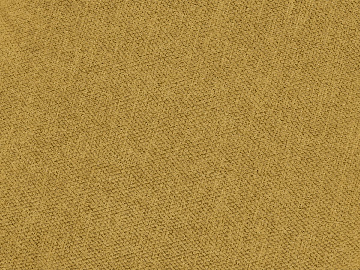 Canapé d'angle L convertible FUJI tissu lisse avec pouf