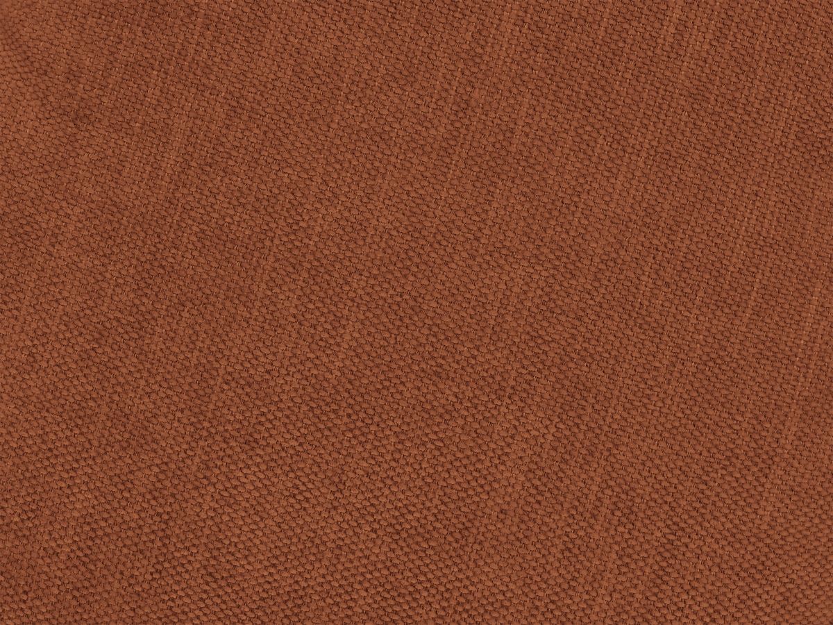 Canapé d'angle L convertible FUJI tissu lisse avec pouf