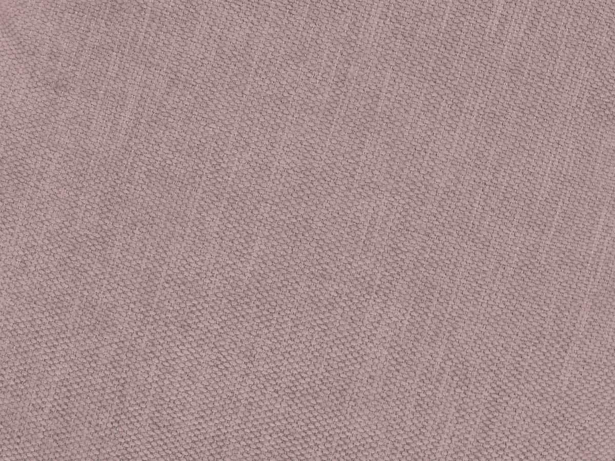 Canapé d'angle L convertible FUJI tissu lisse avec pouf