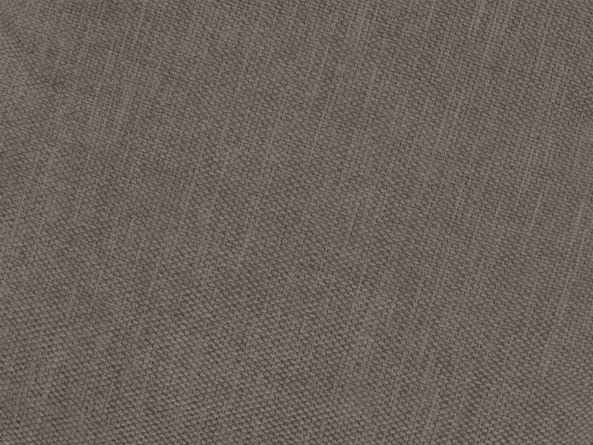 Canapé d'angle L convertible FUJI tissu lisse avec pouf