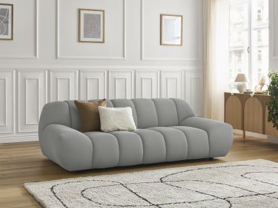 Canapé droit fixe 2 places HAYDEN tissu mesh