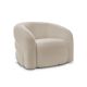 Fauteuil pivotant ELINA tissu bouclette