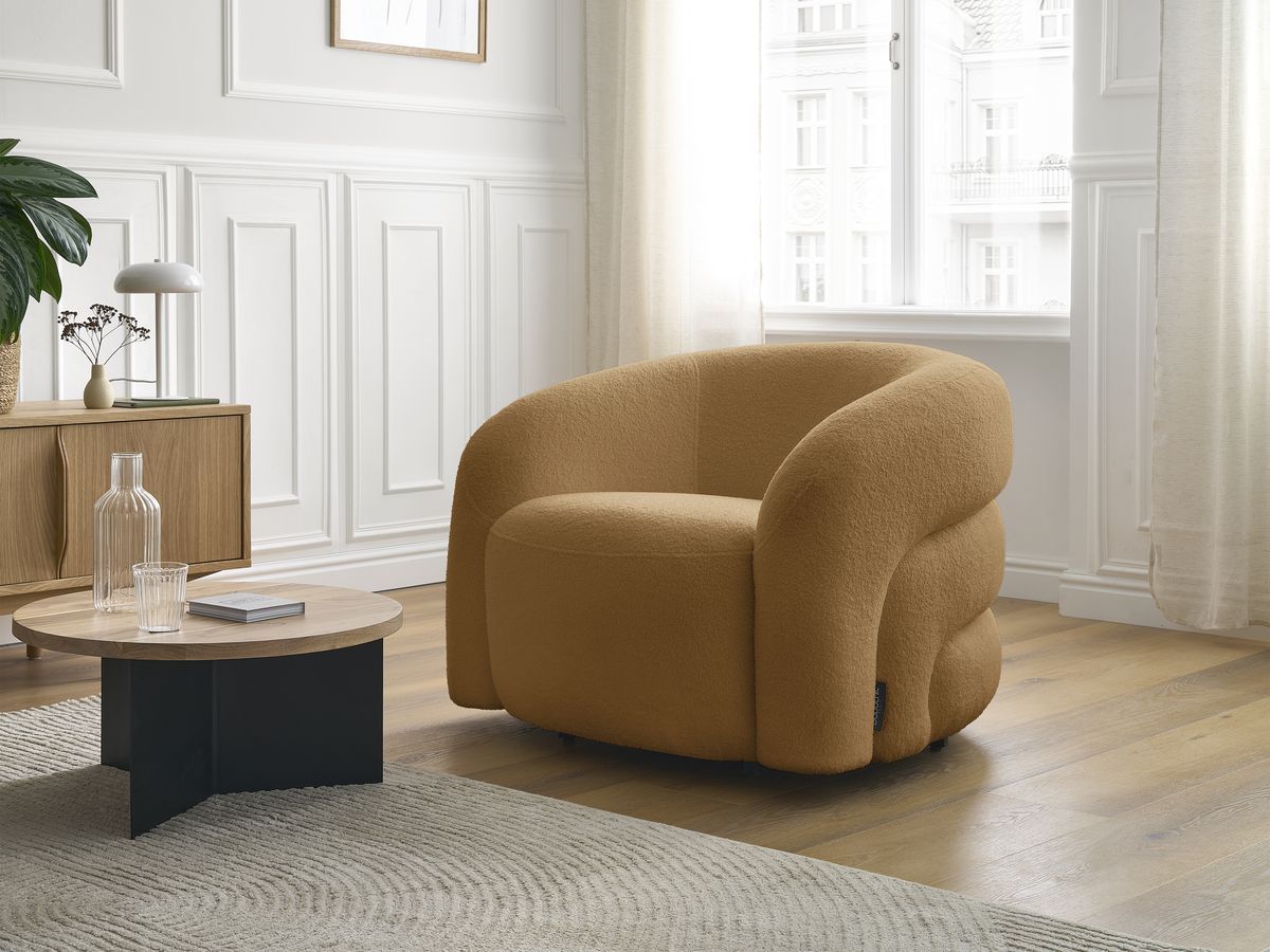 ELINA draaifauteuil in badstof