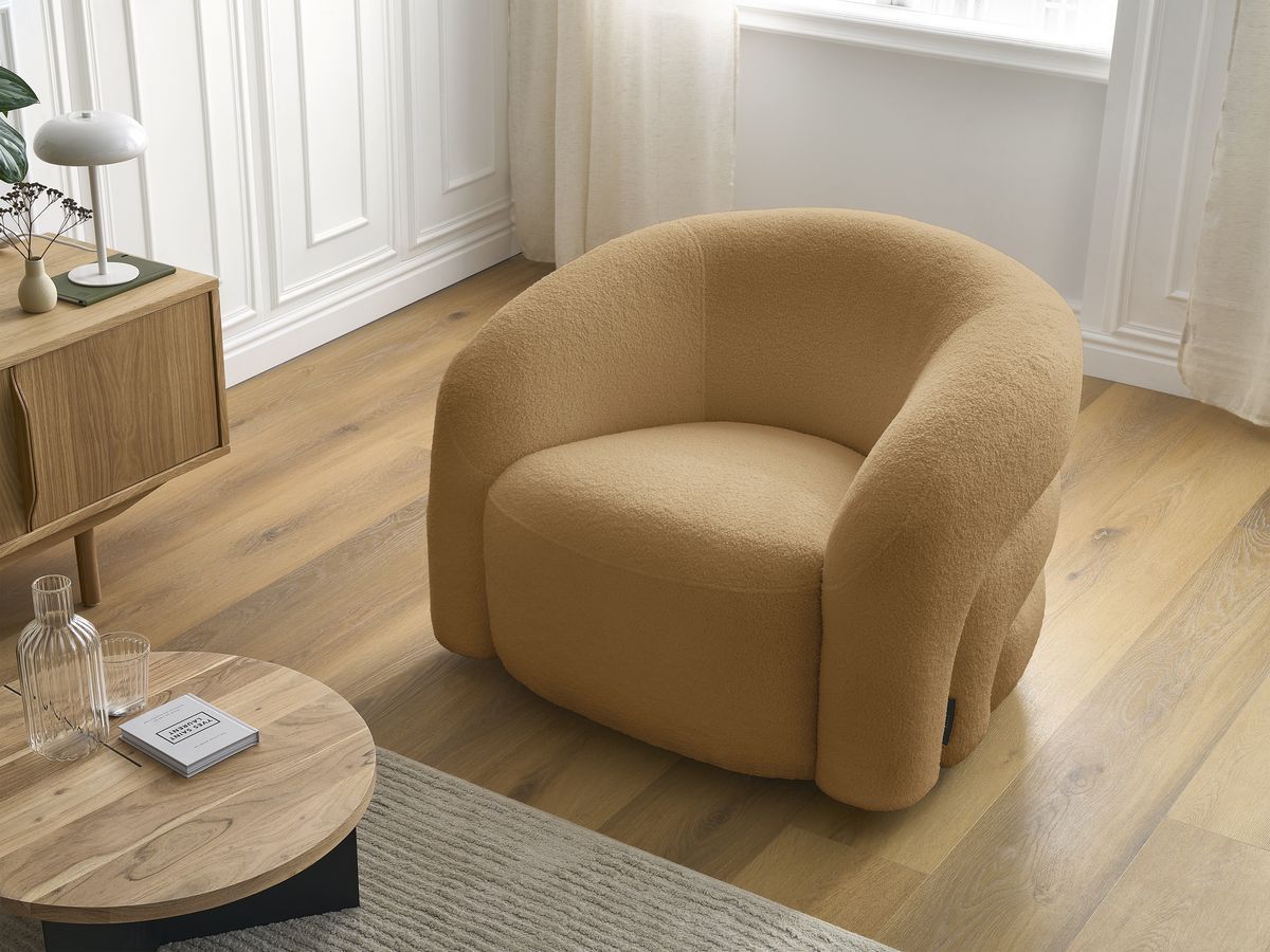 ELINA draaifauteuil in badstof