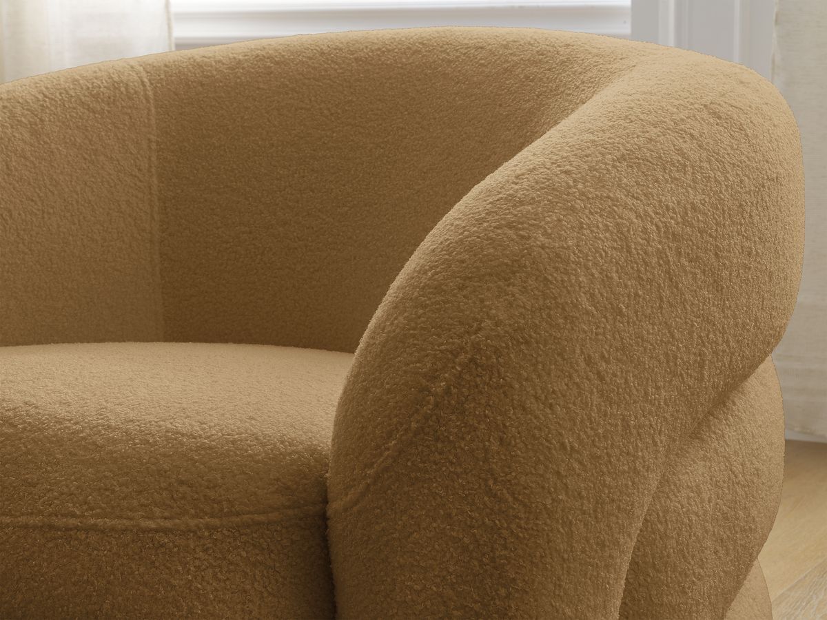 ELINA draaifauteuil in badstof