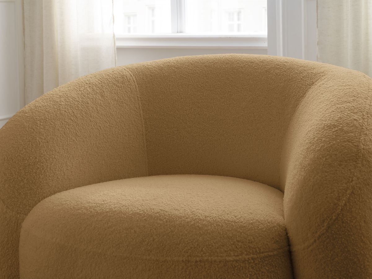 ELINA draaifauteuil in badstof