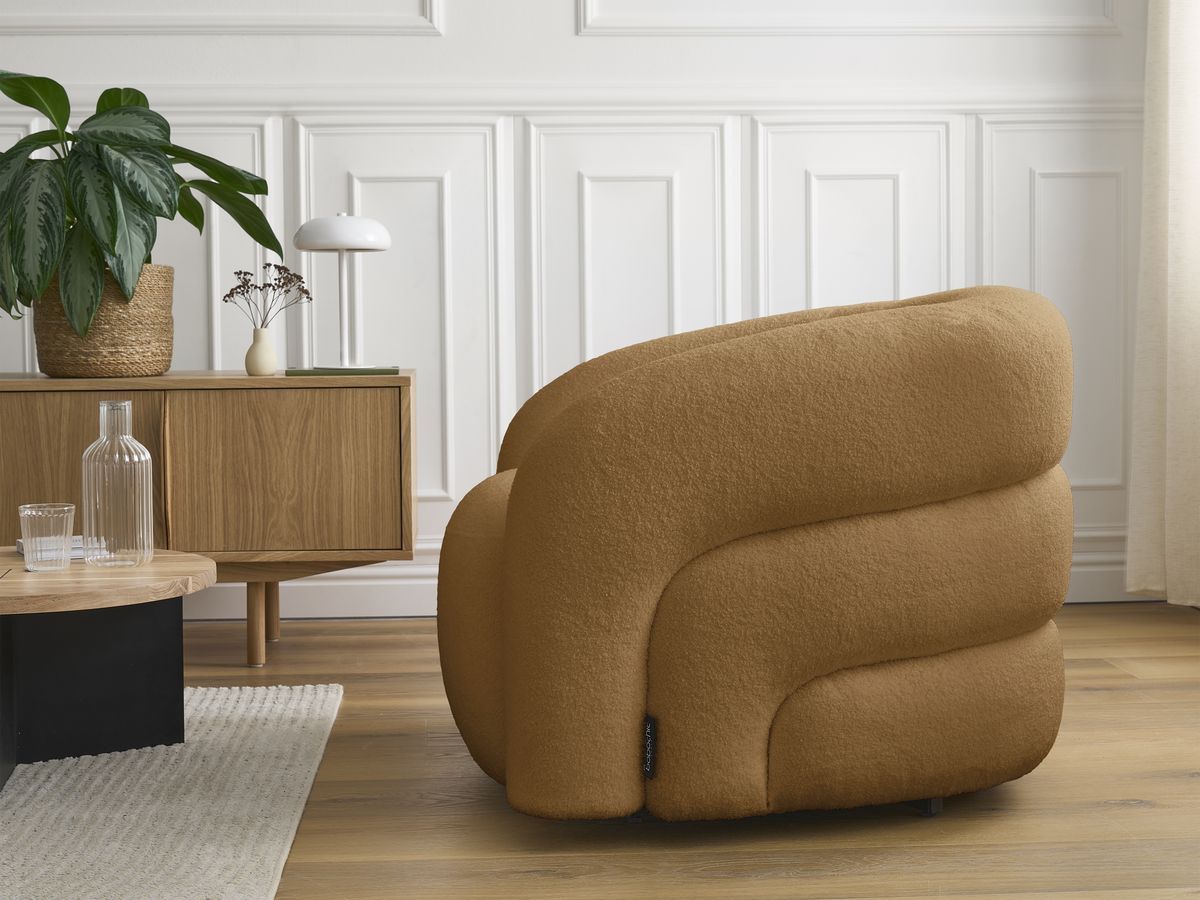 ELINA draaifauteuil in badstof