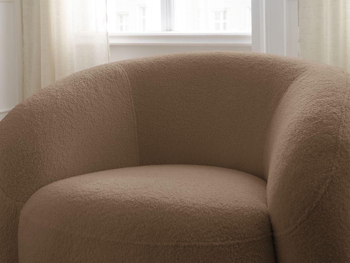 ELINA draaifauteuil in badstof
