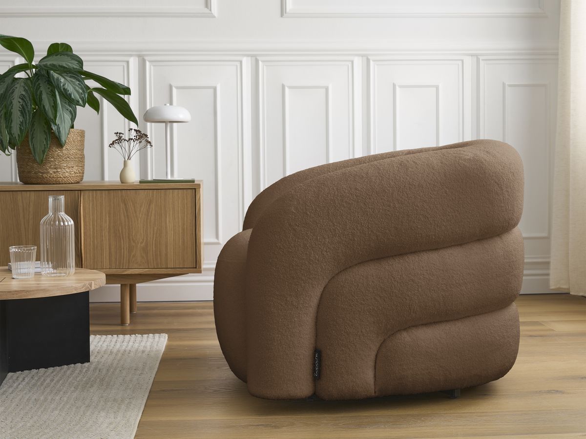 ELINA draaifauteuil in badstof