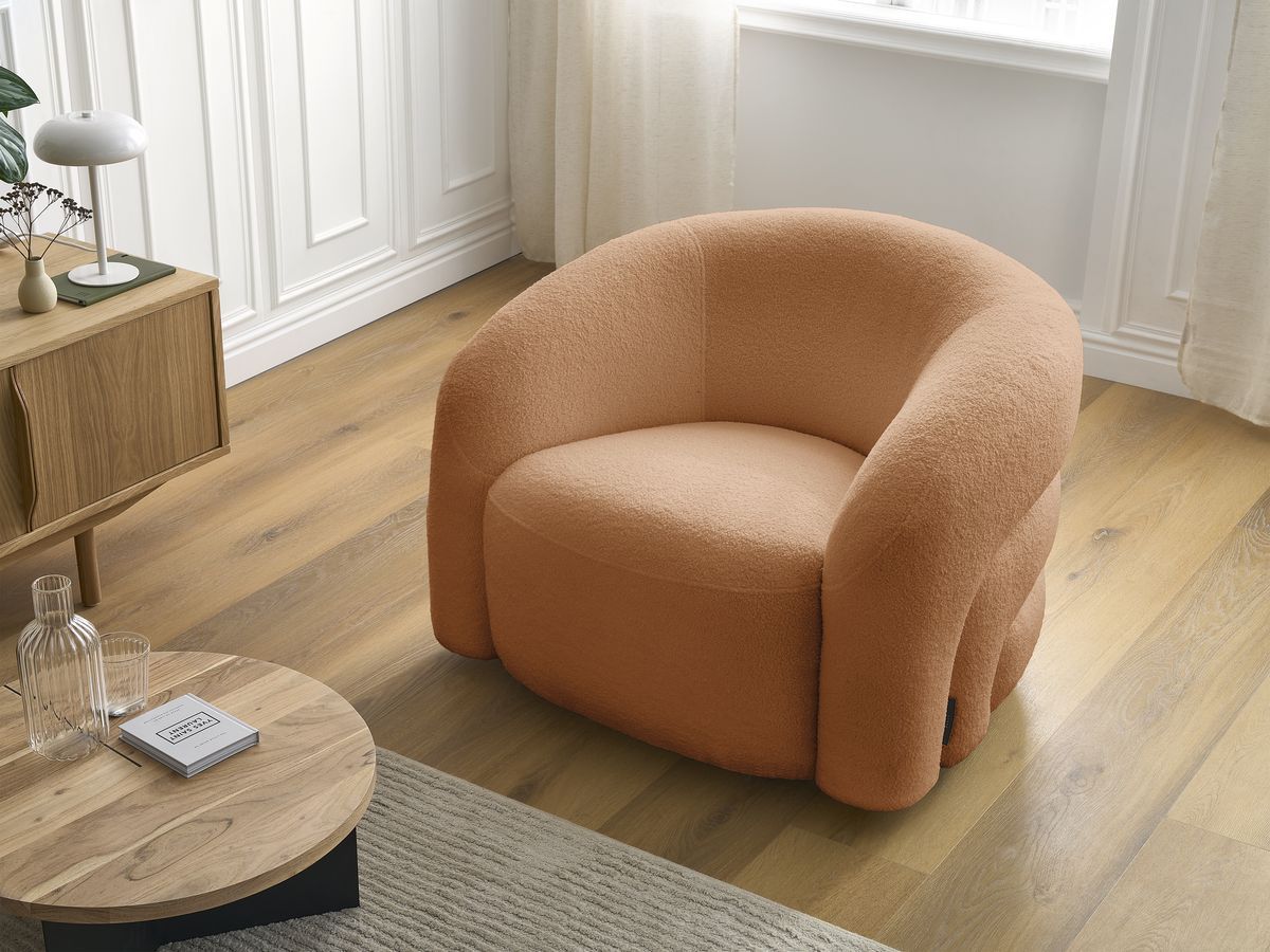 ELINA draaifauteuil in badstof