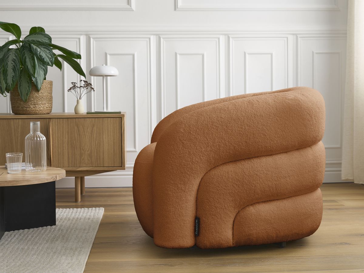 ELINA draaifauteuil in badstof