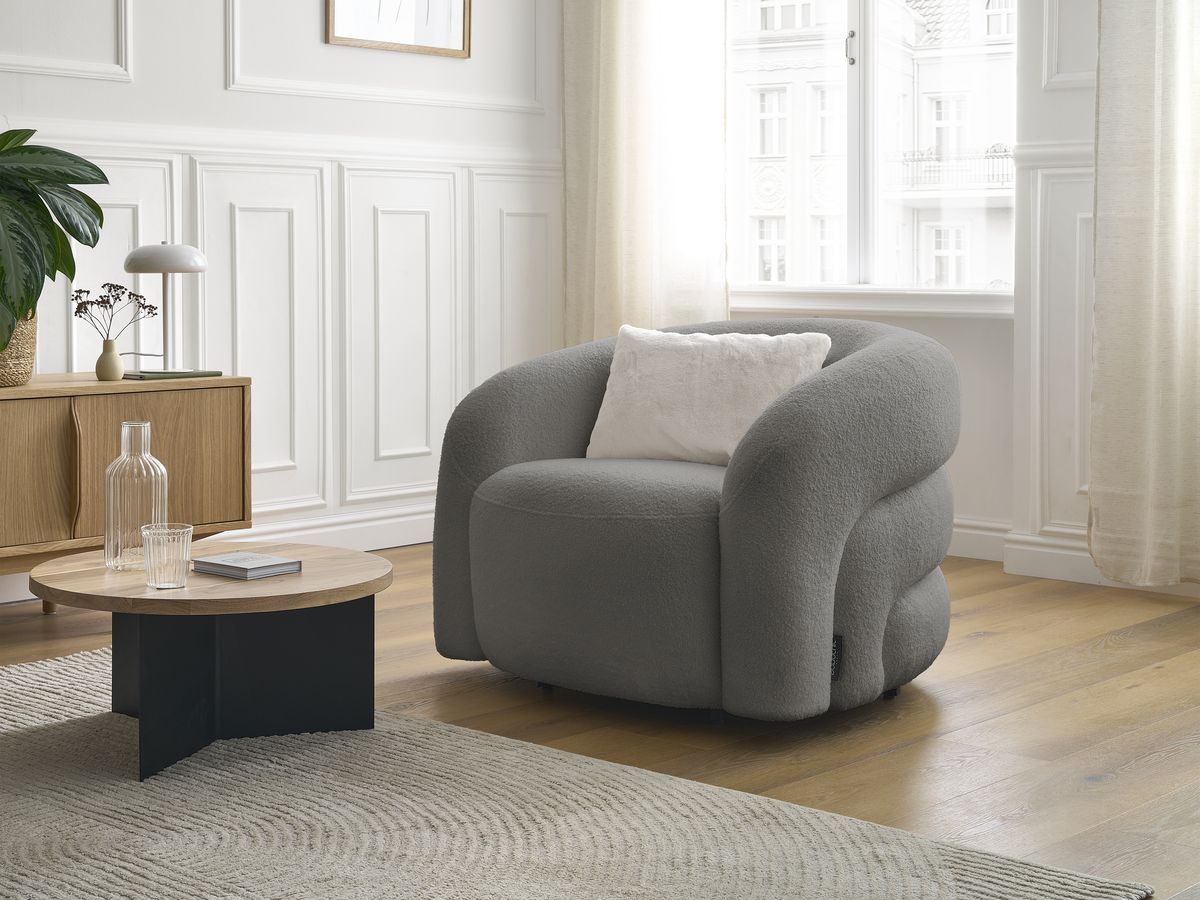 ELINA draaifauteuil in badstof