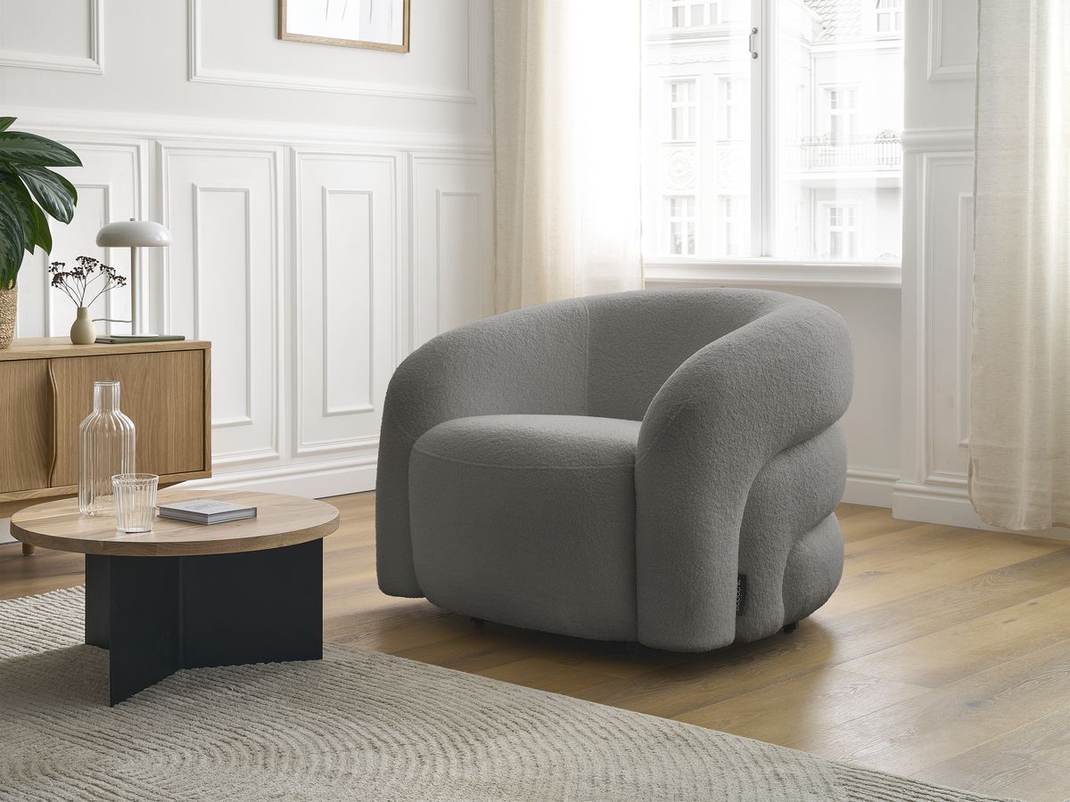 ELINA draaifauteuil in badstof