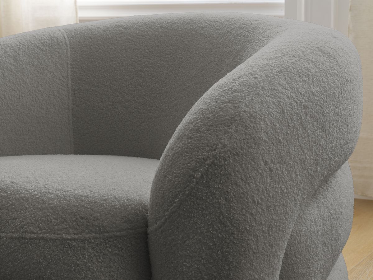 ELINA draaifauteuil in badstof
