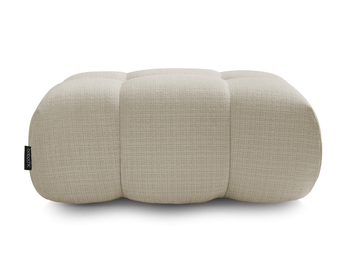 Pouf IVANE tissu texturé