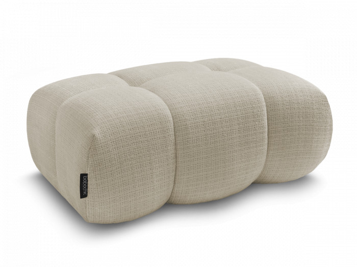 Pouf IVANE tissu texturé