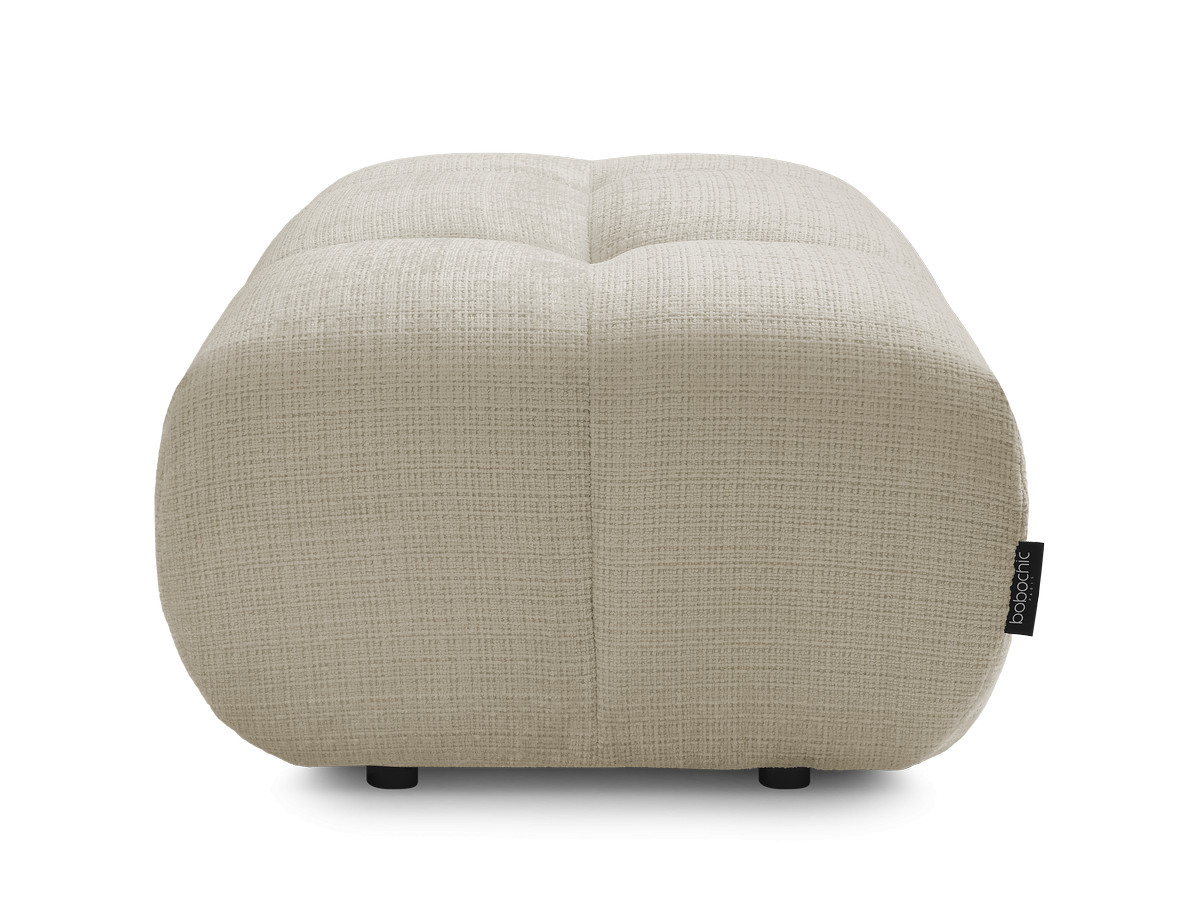 Pouf IVANE tissu texturé