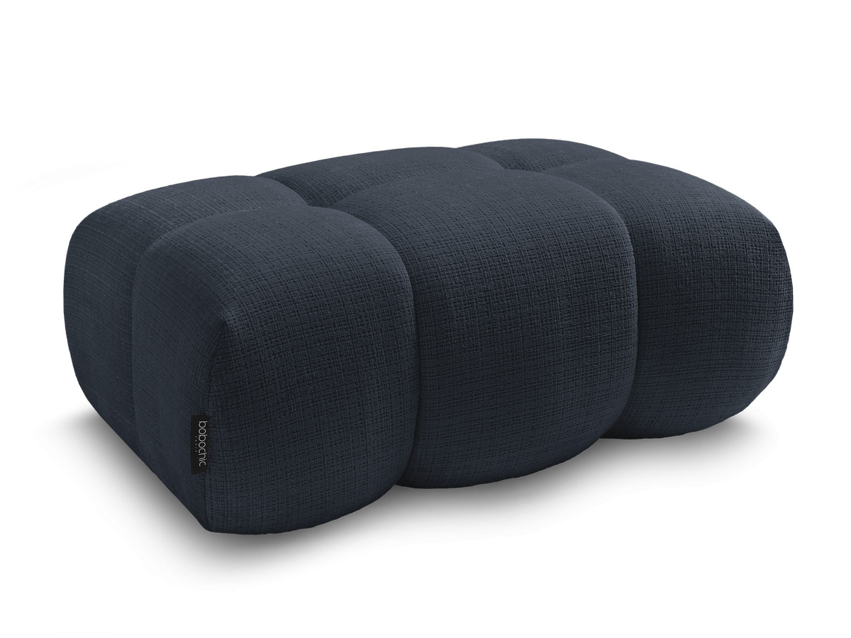 Pouf IVANE tissu texturé