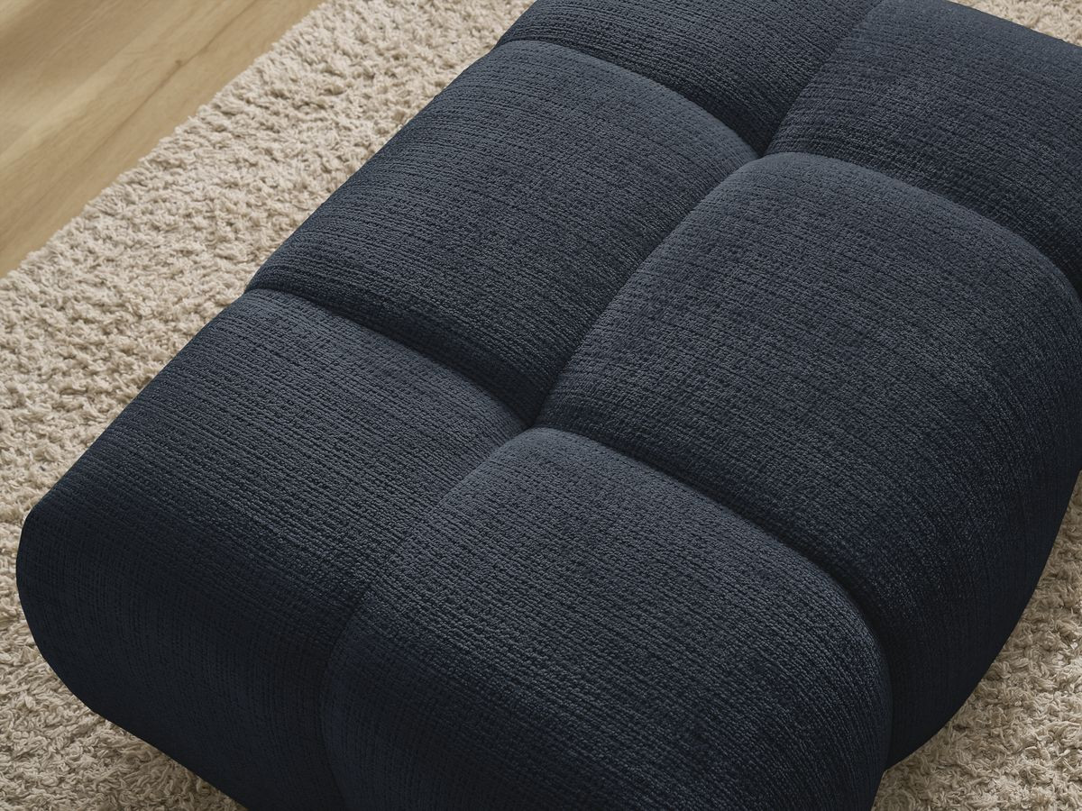 Pouf IVANE tissu texturé