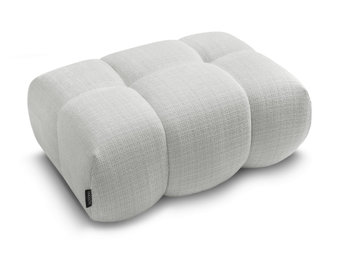 Pouf IVANE tissu texturé