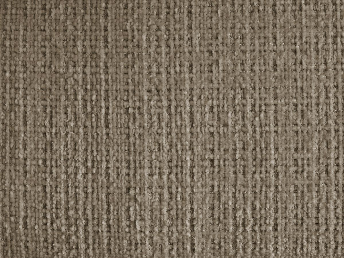 Canapé d'angle fixe EVEREST tissu chiné - Orange - Angle droit - 10 coussins