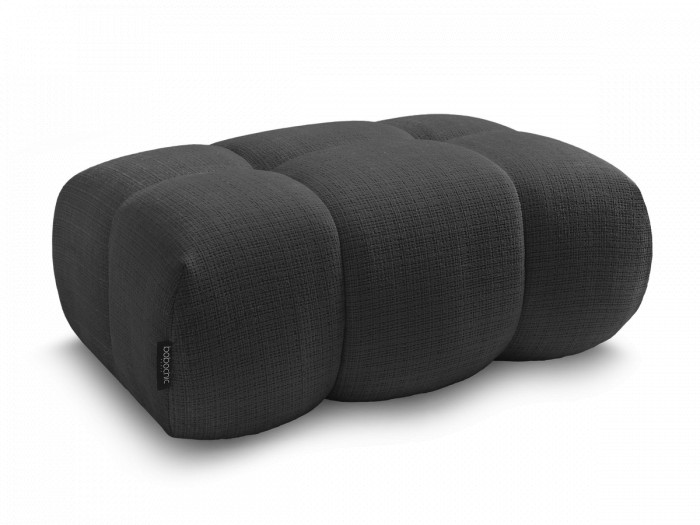 Pouf IVANE tissu texturé