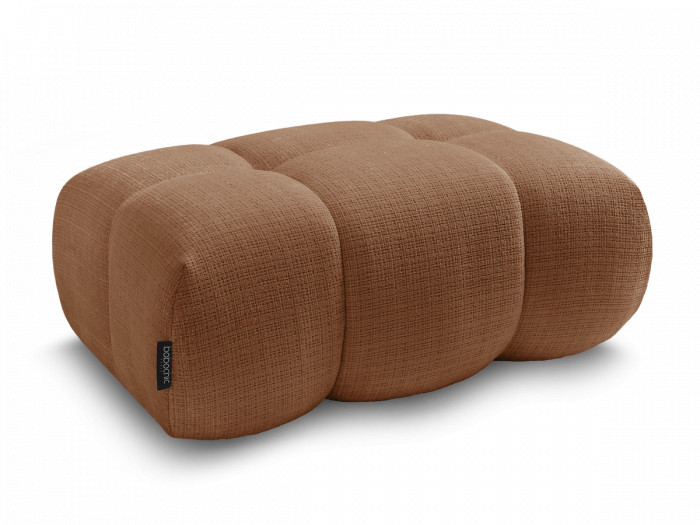 Pouf IVANE tissu texturé