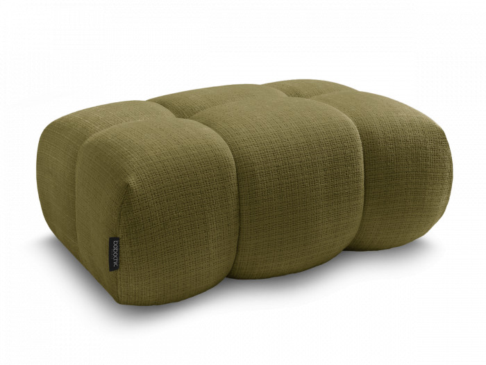 Pouf IVANE tissu texturé