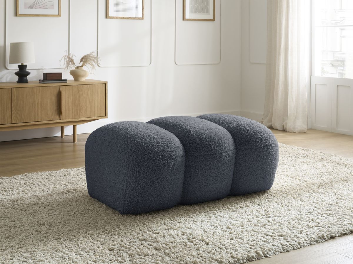 Pouf HIPPOLYTE gris foncé — vue 5